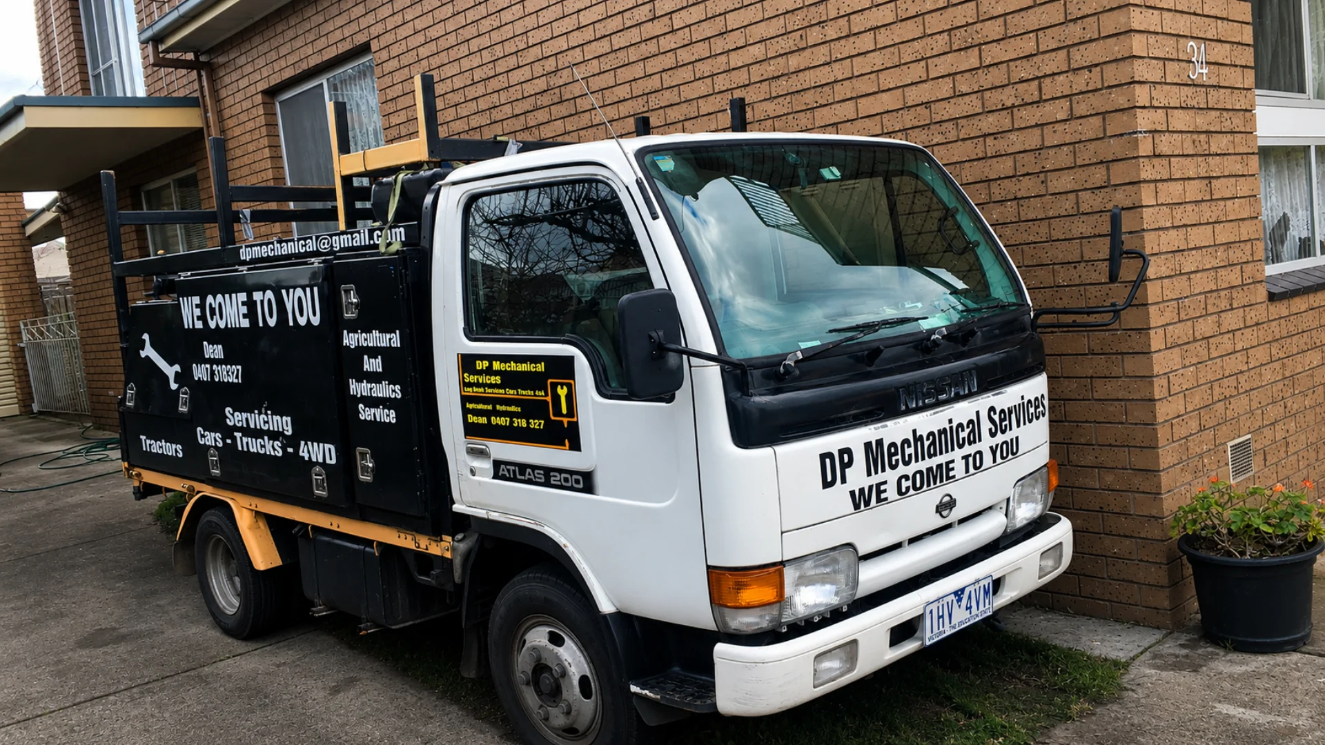 DP Mechanical Mobile Services service truck